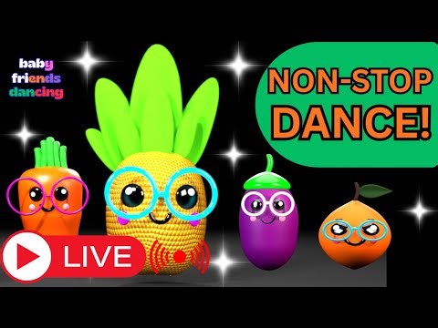 Mi transmisióLIVE 24/7: Fruit & Veggie Family Dance! 🍍🥕🍆 Learn Colors & Spring Songs.