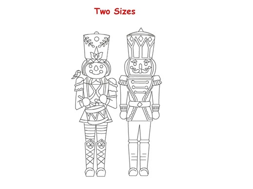 Nutcracker Machine Embroidery Design | Christmas Soldier (digital Download) - Etsy