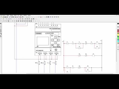 Arranque directo con inversión de giro con controlador programable plc