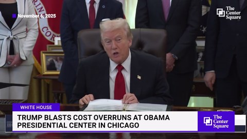 Trump blasts cost overruns at Obama Presidential Center in Chicago