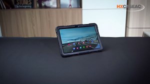 HXCASEAC for Lenovo Tab 10.1 Case (TB311FU / TB311XU) 2025 2026 with Screen Protector/Pen Holder/Rotating Hand Strap/Stand, Protective Lenovo Tab M10 10.1'' FHD+ (1920x1200) Tablet Case Kids, Black