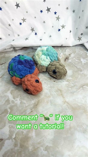 I accidentally made a cute turtle army!! #crochet #amigurumi #beginnercrochet #turtle