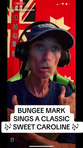 Bungee Mark Sings Sweet Caroline | Mark Anthony Reid