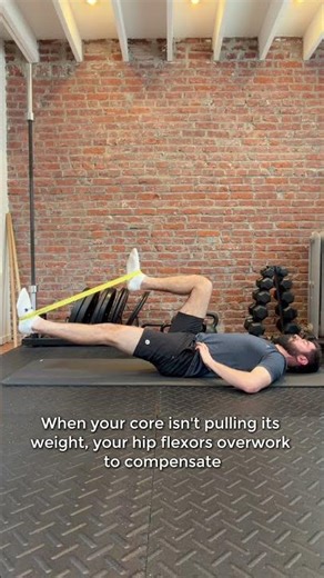 Tight Hip Flexors? Try the Banded Deadbug!