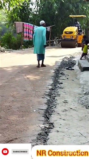 Laying on GSB layer for road construction.wacth this video till end.