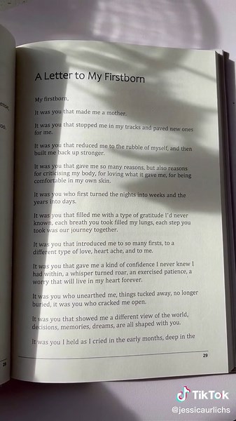 A letter to my first born poem (with music from Jacobs Piano- Emotions) this poem is available for print on Etsy and in the hardback of ‘My After All’ book #firstborn #momsoftiktok #myfirstbornchild #poetryreading #motherhood #poetrylover