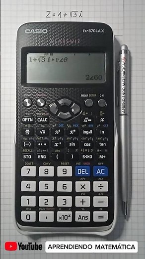 📌 COMPLEX NUMBERS from BINOMIC to POLAR with the CALCULATOR