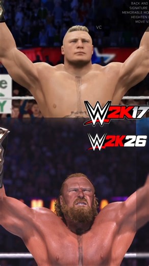 WWE 2K26 VS WWE 2K17 - Championship Win