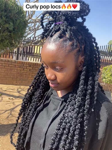 Curly Pop Locs: Hot and Vibrant Hairstyle Tutorial
