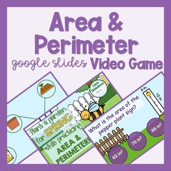 4th & 5th Grade Math Review: Area & Perimeter Game