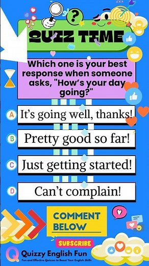 Best Responses to 'How’s Your Day Going?'-Quick Replies for Every Mood #EnglishConversations #ESL