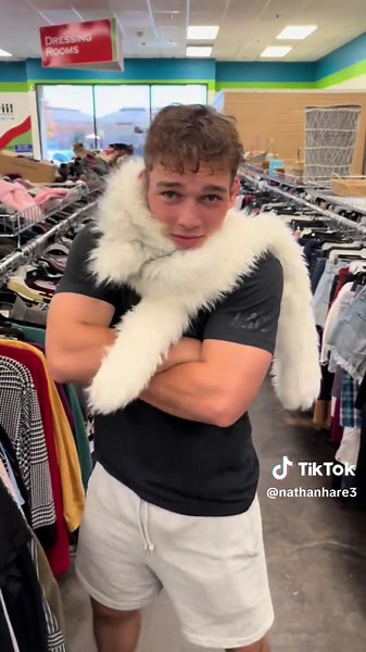 Randomly Choosing Outfits at Goodwill Challenge