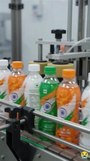 🇮🇳 How Tricolor Energy Drinks Are Made 🥤 | High-Tech Bottling Factory #beverageprocessing
