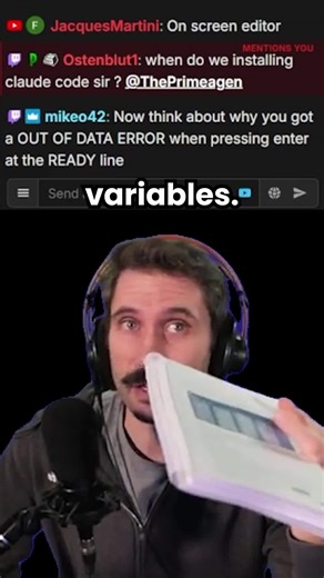 ThePrimeagen on Instagram: "Variables explained"