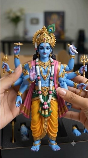 🔱⚔️ premium collection action figure Vishnu bhagwan Unboxing 🙏🕉️