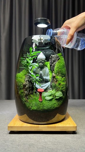 362K views · 1.6K reactions | In this endless reincarnation, every choice is a new beginning and an old end #moss micro-landscape #big story to the west #landscape #bonsai #lifelong love | The Arting | Facebook