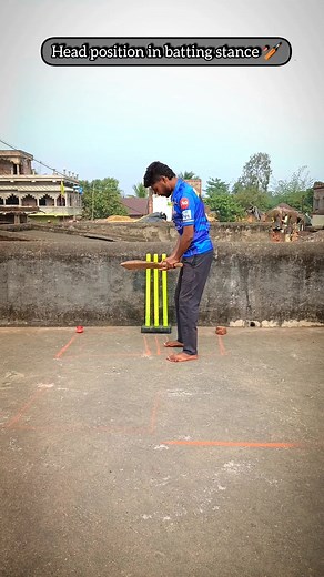 Head position in batting stance 🏏.#reels #sports #cricket #cricketlovers #fastbowling #india | Sahil Khan