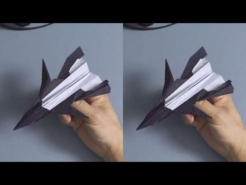 Sharp design, fly far! Teach you to fold a super cool remote-controlled paper airplane.