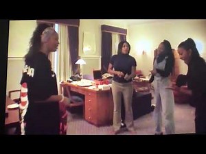 Whitney Houston - RARE FOOTAGE, 1999 World Tour rehearsal in her hotel room. (Historical)
