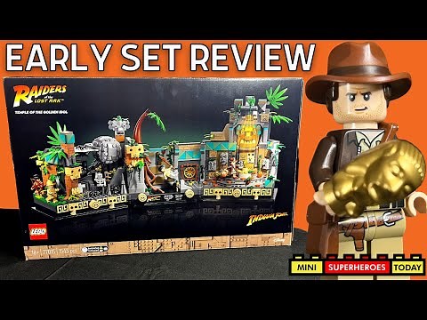 REVIEW: LEGO Indiana Jones TEMPLE OF THE GOLDEN IDOL 2023 Set 77015