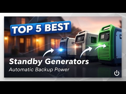 TOP 5 Best Standby Generators 2025 | Automatic Backup Power for Your Entire Home