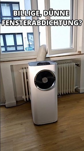 Jeder Besitzer einer Monoblock Klimaanlage braucht diese Fensterabdichtung! #klimaanlage