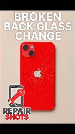 DIY iPhone 13 mini back glass replacement tutorial