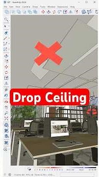 How to Use the Ceiling Grid Plugin in SketchUp to Create a Drop Ceiling