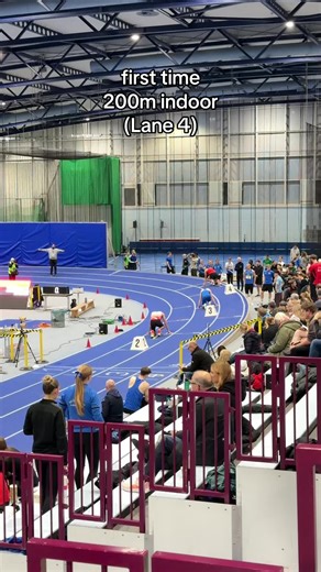 200m Indoor Sprinting Experience and Challenges