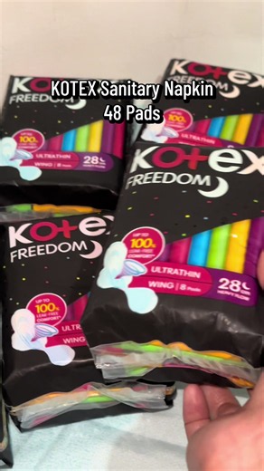 Kotex Sanitary Napkin 48 Pads — Comfortable Protection
