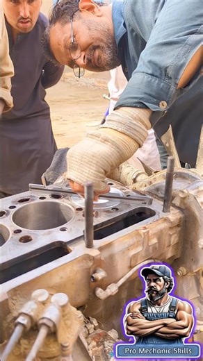 Ultimate Diesel Piston Top Clearance Test | Pro Gauge Check #shorts #engine #pistons #viralshorts