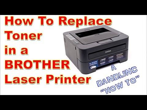 How To Change Toner In A Brother Laser Printer (HL L2340DW)