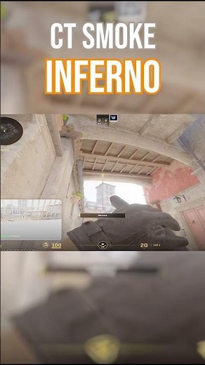 Easy Inferno CT Smoke CS2