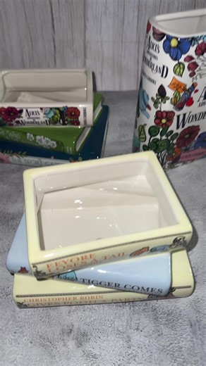 Book planter book decor, book vase