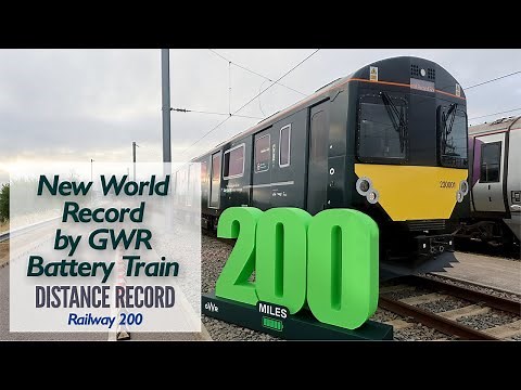 New World Record set by Battery Train