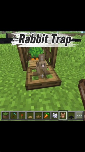 GAMER_SV on Instagram: "Minecraft Rabbit Trap 🤔 #minecraft #viralreels #gaming #reels #explore"