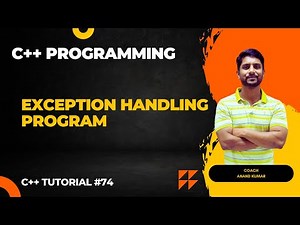 Exception Handling Programming in C++ | In Hindi
