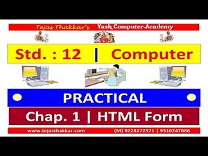 Std. 12 | Chap. 1 | Form Making