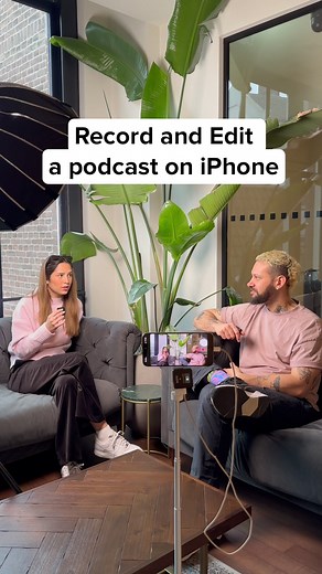Record and edit a podcast on iPhone. Create professional podcast videos with just an iPhone, tripod, and wireless mics. Use auto edit for seamless results and share engaging clips on social media.#detailvideo #setup #podcastclip #setup
