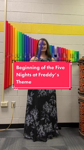 The Beginning of Five Nights at Freddy’s Theme on Boomwhackers