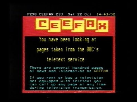 BBC2 Startup | Continuity | 22nd October 1983