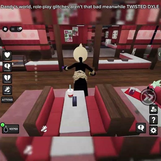 ⚠️ A LITTLE BIT ￼FLASHING⚠️ why can he spin on walls? 😭😭 #dandy #dandy’sworld ￼