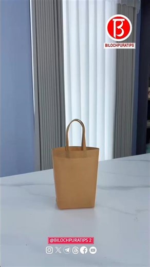 Non-woven fabric handbag Sewing Tutorial