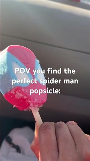 #spiderman #popsicle #perfectpopsicle