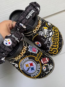 Custom NFL Crocs - Etsy