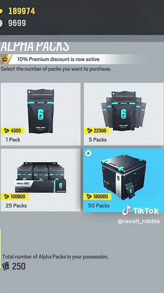 1M Alpha Packs Birthday Unboxing | Rainbow Six Siege