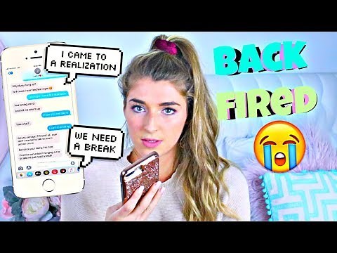Texting Lyric Prank On Boyfriend Backfires....Break up!