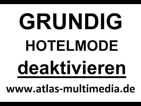 Grundig TV Service Mode Menü Hotel Mode deaktivieren (32GFS6828) Programme sortieren