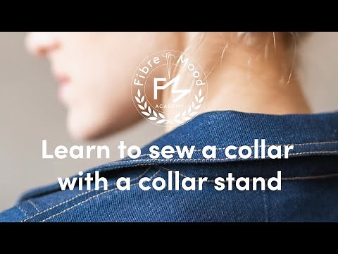 Learn to sew a collar with a collar stand