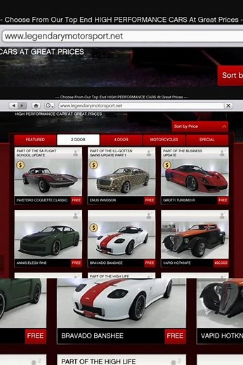 This Trick Gives You Free Legendary Cars in GTA 5 Online